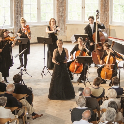 Abschlusskonzert /Bach & Barock - zweisprachig. L´arte del mondo (Ltg. Werner Ehrhardt) Katja Stuber - Sopran - Foto: Guido Werner